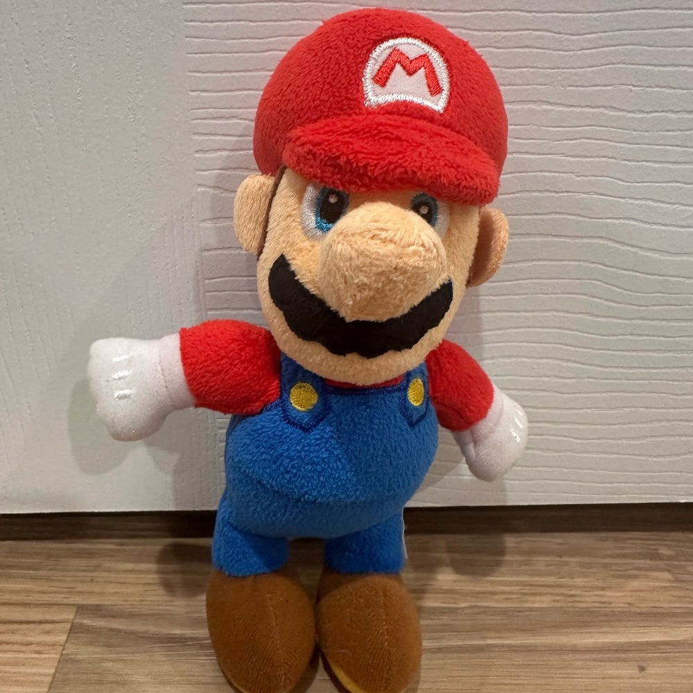 Nintendo Red and Blue Mario Stuffed Animal